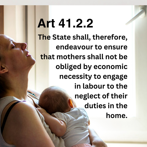 How many mothers work through economic necessity?